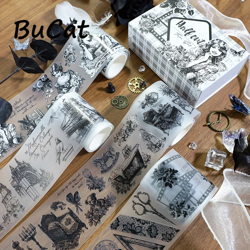 Die Cut Washi Tape - Matte PET Special Oil Design For Journaling