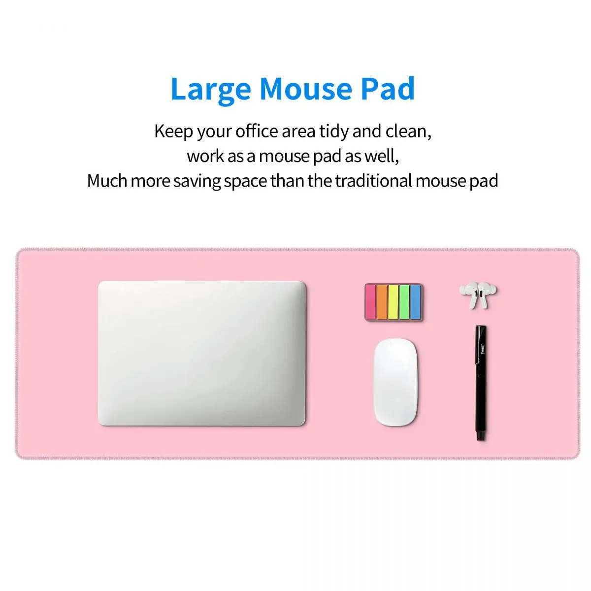 Mouse Pad Antiderrapante para Mulheres Tapetes de Mesa Rosa Tapete Macio Office Gamer Mice Tapete de Mesa Home hd Desk 900x400x2 mm - Imagem 6
