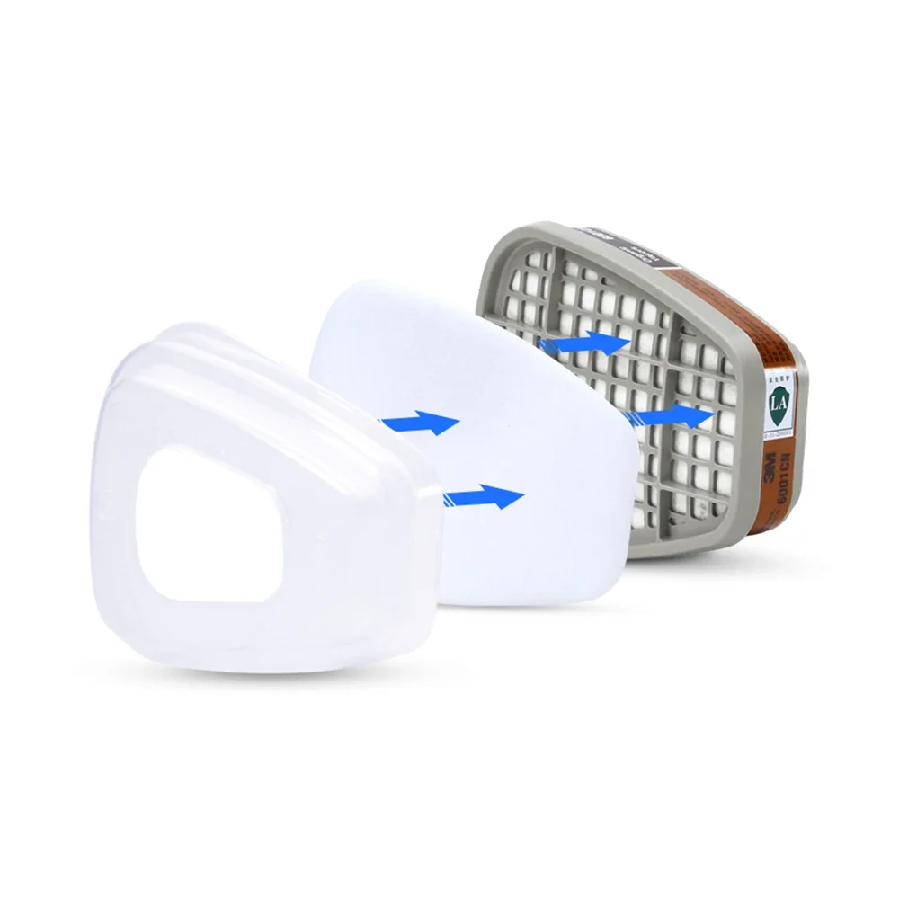 Respirator Filter Cotton Organic 6001 Filter Cartridge Dustproof 5N11 5P71 For 6200/7502/6800 Gas Mask Chemical Painting Spraying