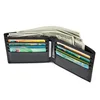 WESTAL Slim Men's Leather Wallets with Cash Compartments Short Wallet for Card Holders Purses Men Clucth  Wallet  9061 2