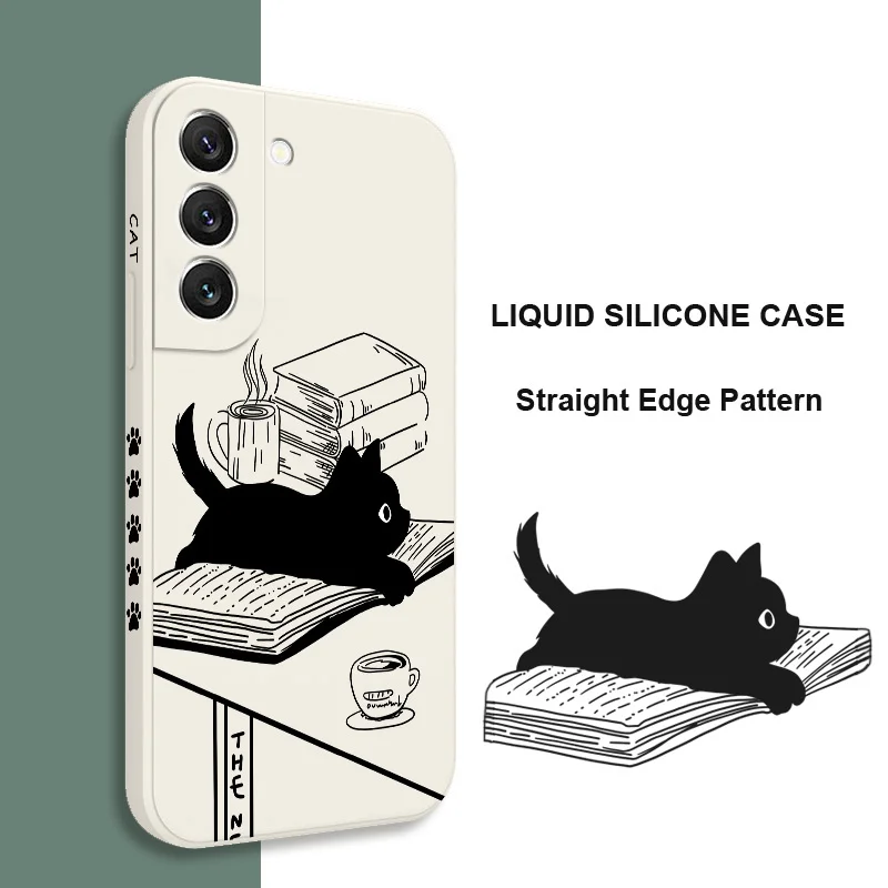 Charming Cat Silicone Phone Case Cover