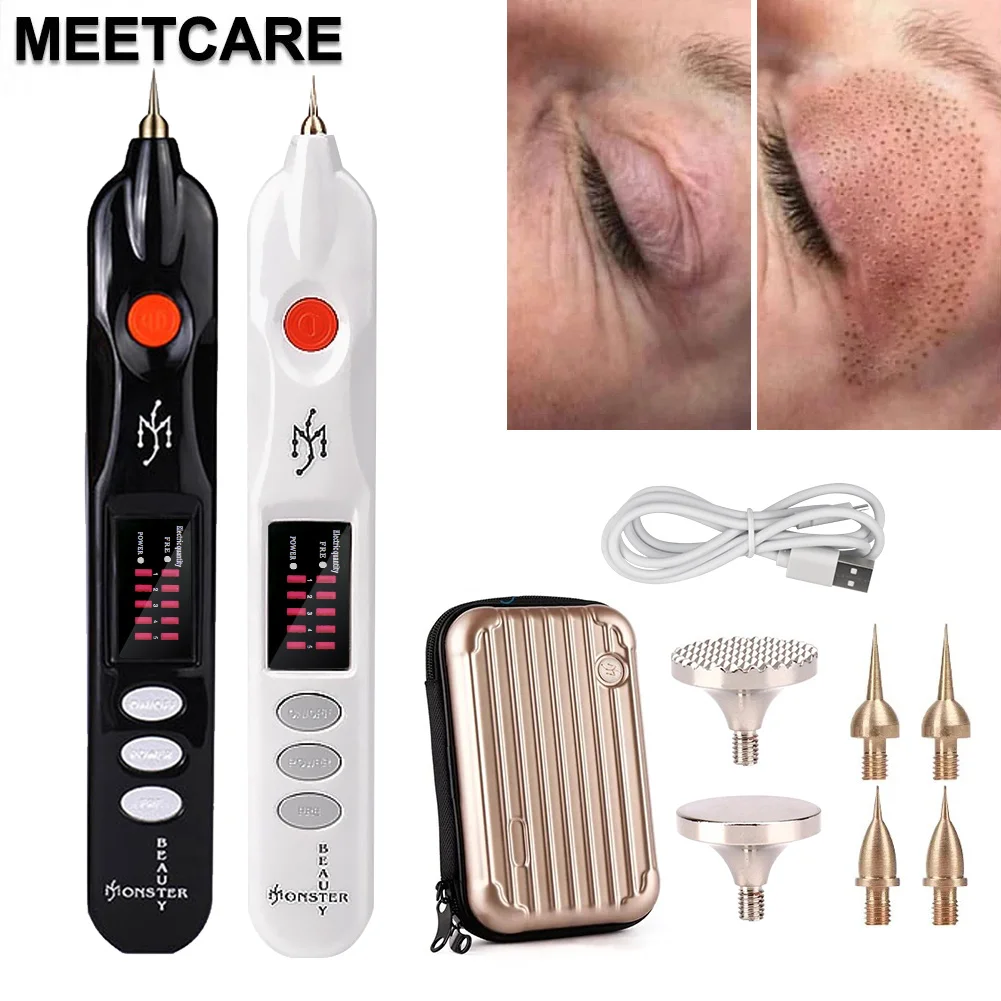 Electric Plasma Pen Removal Blackhead Dark Spot Pigment Anti Mole Tattoo Facial Wart Dark Spot Eye Lifting Beauty Skin Care Tool