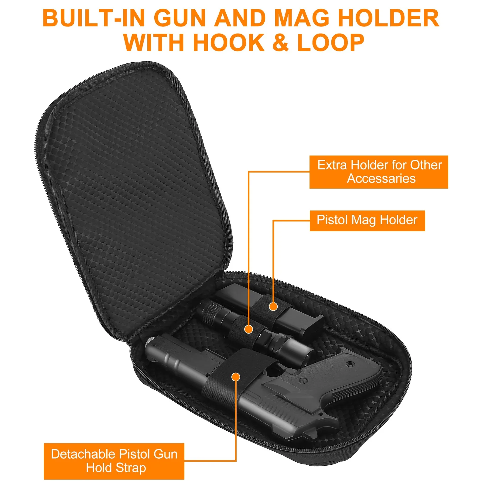 Concealed Carry Airsoft Pistol Holster Magazine Holder Waist Bag Tactical Gun Case Hunting Fanny Pack Glock 17 Belt Pouch