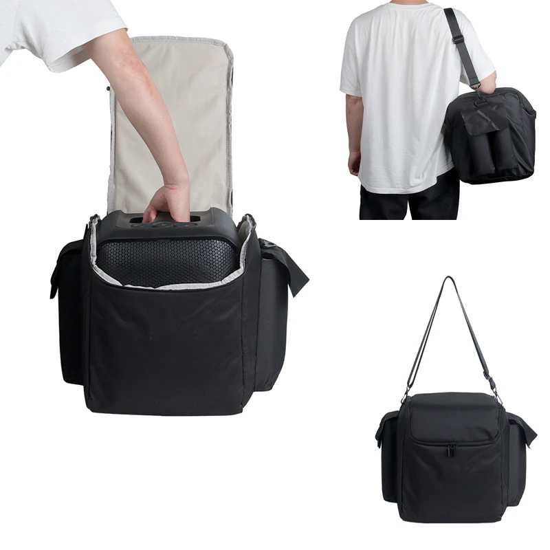 

For JBL PartyBox Encore Essential Speaker Organizer Bag Bag with Shoulder Strap Speaker Storage Accessory