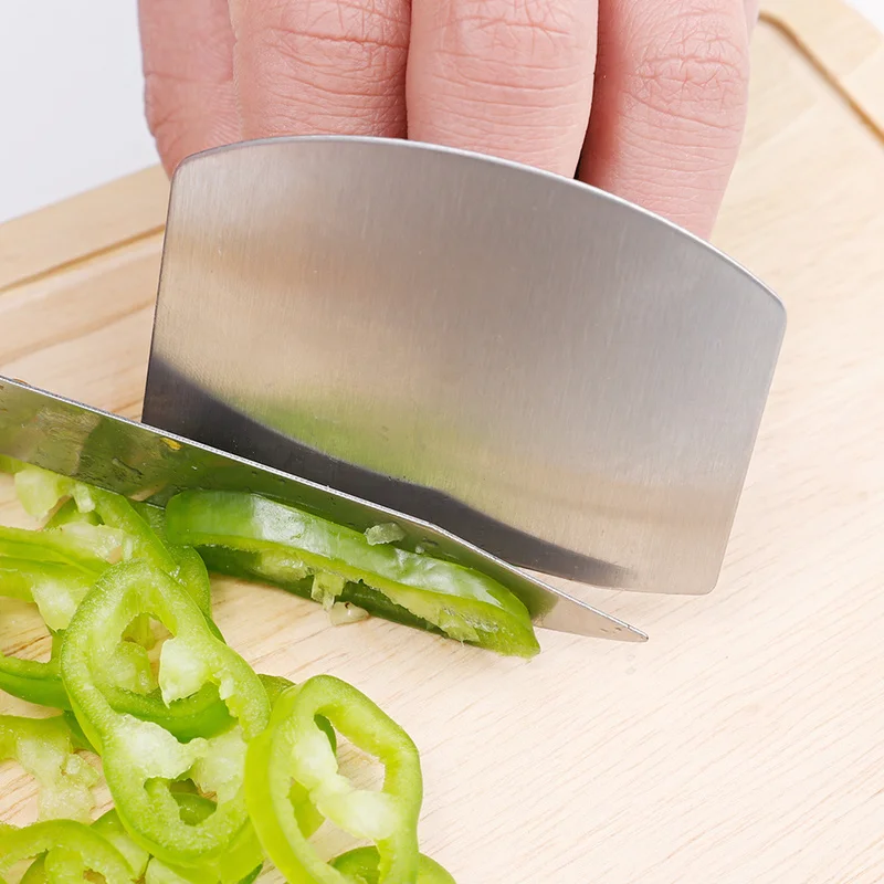 Stainless Steel Finger Guard Finger Hand Cut Hand Protector Knife Cut Protection Tool Kitchen Cooking Knives Accessories