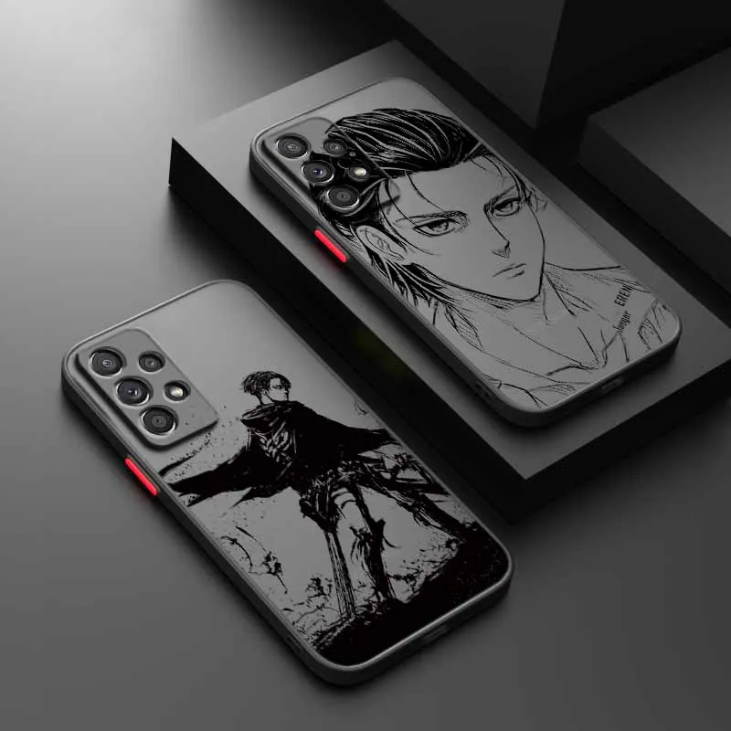 Attack On Titan Frosted Translucent Phone Case