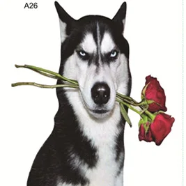 New Funny Husky Emoji Stickers Personality Scratch Creative Erha Eyes High Beam Light Car Stickers