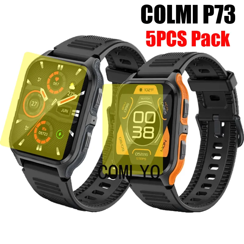

5PCS For COLMI P73 Screen Protector Cover HD TPU Film