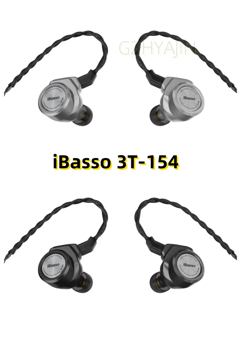 Ibasso-Tesla intercambiáveis no fone de ouvido, 3T-154, diafragma dinâmico, HiFi Earplugs