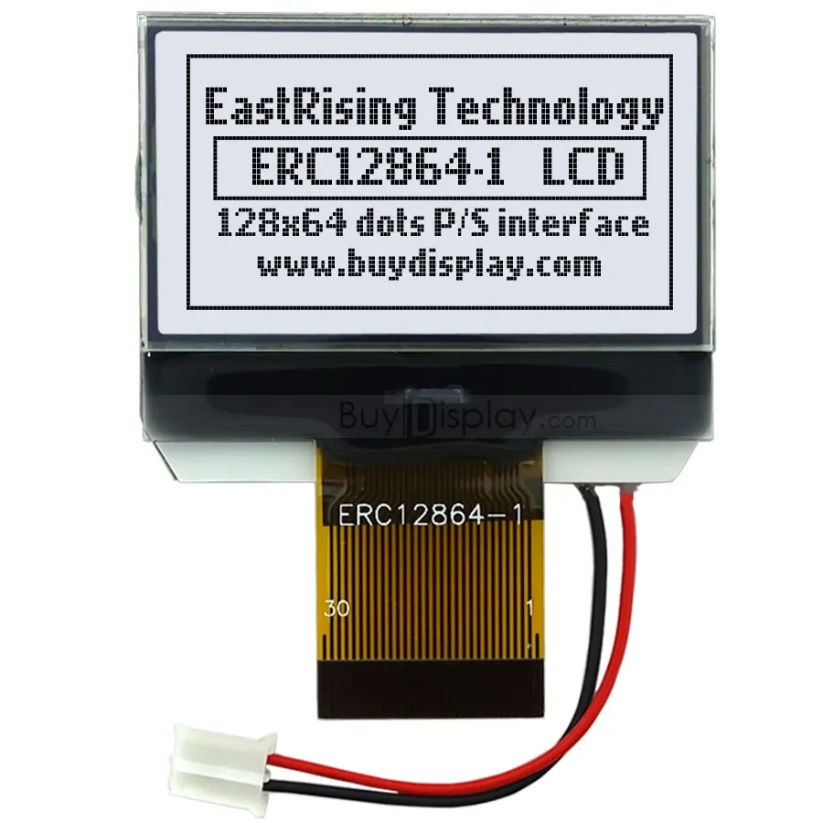 1.4 inch Graphic 128x64 LCD Module Serial SPI ST7567S Black on White
