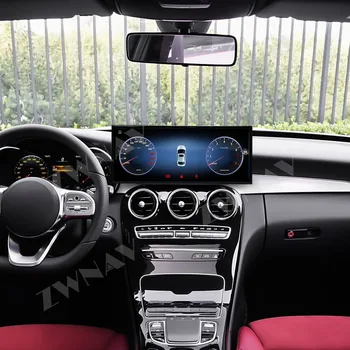 Car Accessories For Mercedes C/GLC W205 2019-2020 NTG5.5 Android 14 15.8 Inch Multimedia Display Screen GPS Navigation Player