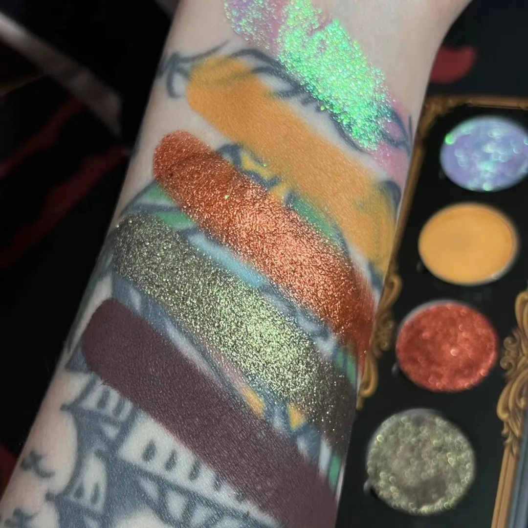 Eye Shadow Plate Shellwe Makeup Wulfa Sparkling Pearl Chameleon Five-Color Eyeshadow Palette-Wolf Palette