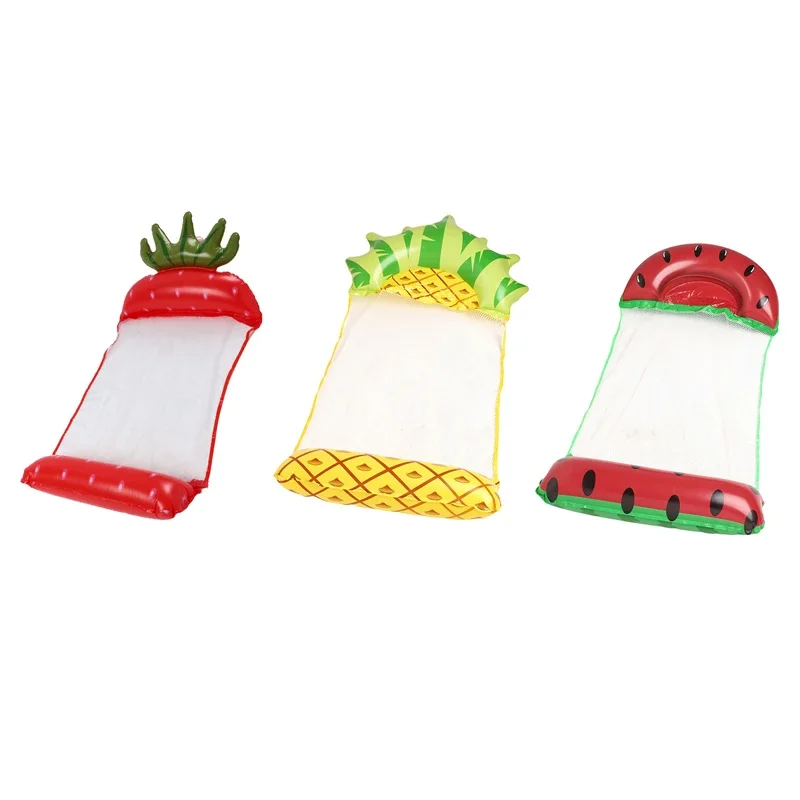 Inflatable Toys Summer Inflatable Foldable Floating Row Swimming Pool Water Hammock Air Mattresses Bed Beach Lounger Chair Rafts 2