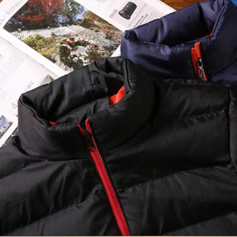 Winter Warm Thick Men Parka Jackets Casual Mens Outwear Coats Windbreak Cotton Padded Down Male