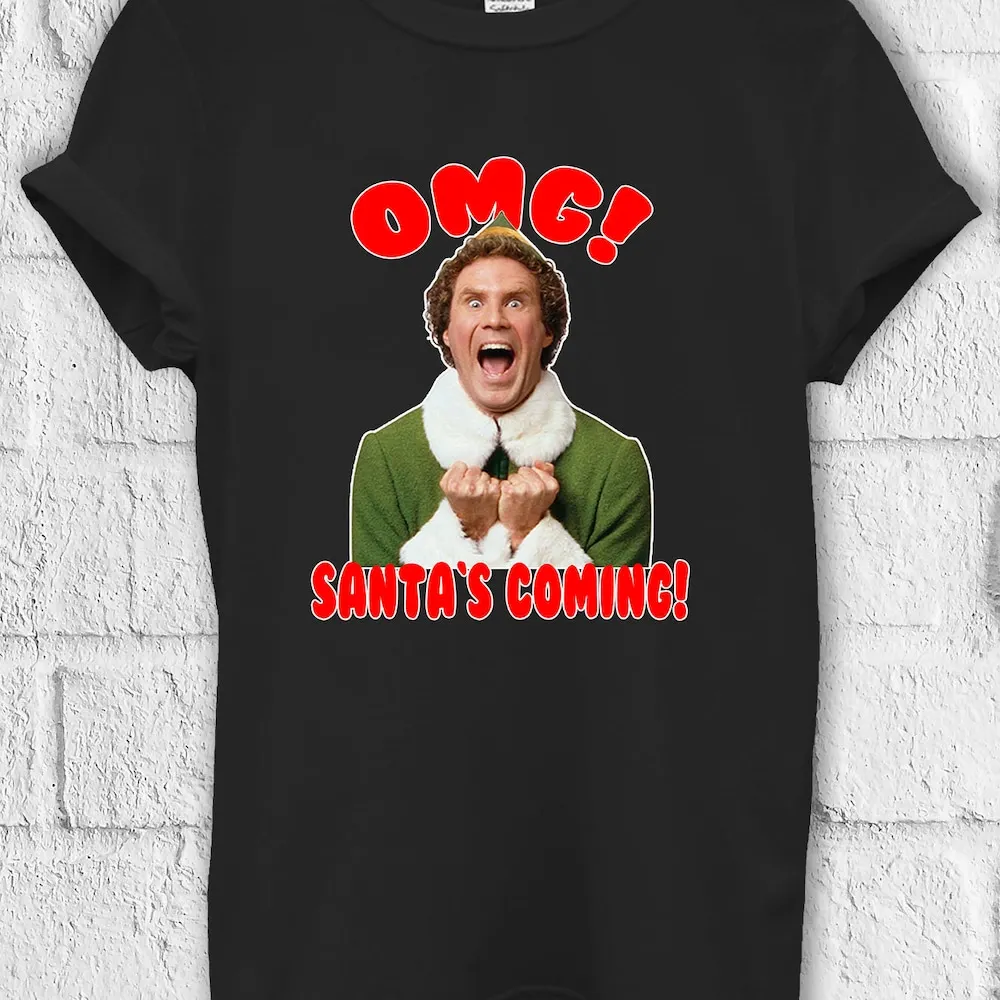 Omg Santas скоро футболка потная Женская объемная футболка бойфренд 2335