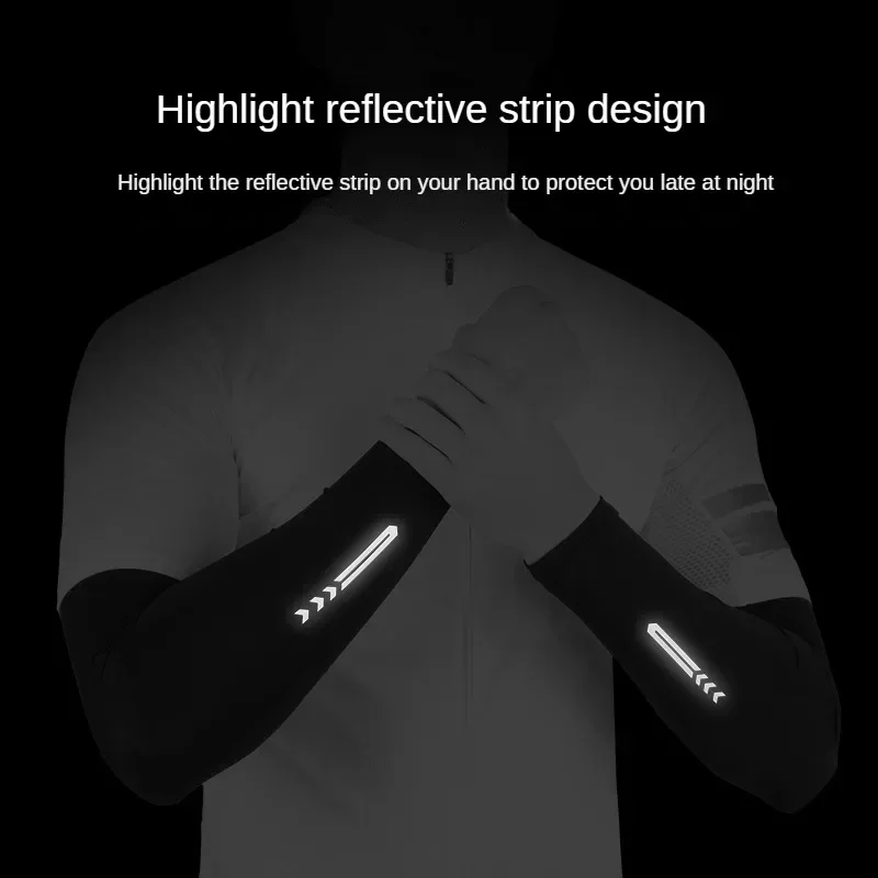 1Pair Cool And Breathable UV Protection Running UPF 50+ Arm Sleeves Fitness Basketball Elbow Pad Sport Cycling Outdoor sun protection arm sleeves,arm sleeves,cooling arm sleeves