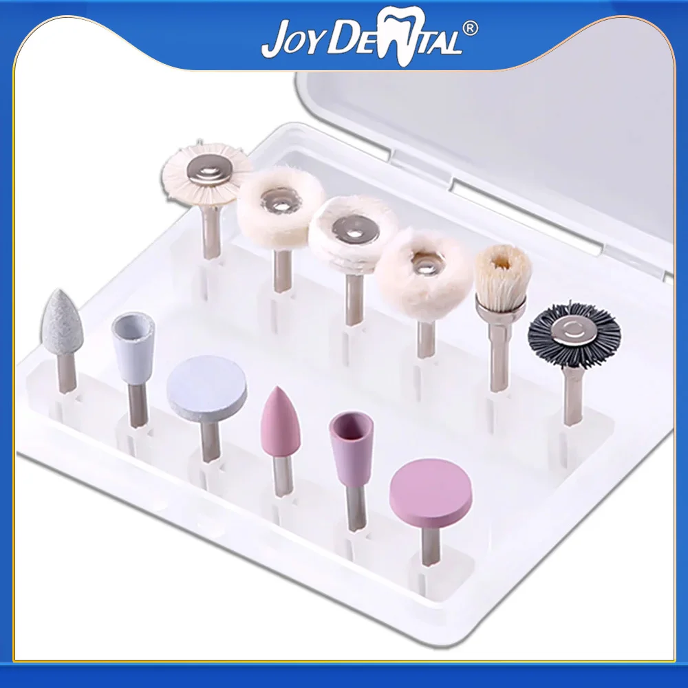 1Box Joy Dental Composite Polier kit Schaft durchmesser ra 2,35mm empfohlene Geschwindigkeit 15,000 U/min