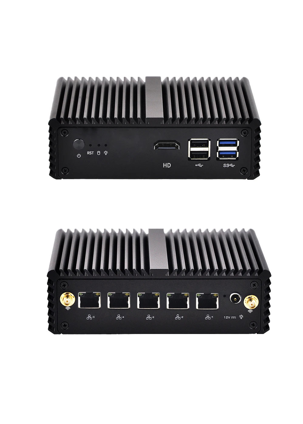 QOTOM 5 * Wintel I225-V 2 5G LAN Pfsense мини-роутер VGA RS232 вариант поддержка DDR4 RAM |