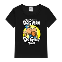Dog Man Do Good Tour Kids T-Shirt Boy Girl T-shirt Fashion Print Short Sleeve O-neck Boy's Funny Tee Top Gift For Kids Clothing 1