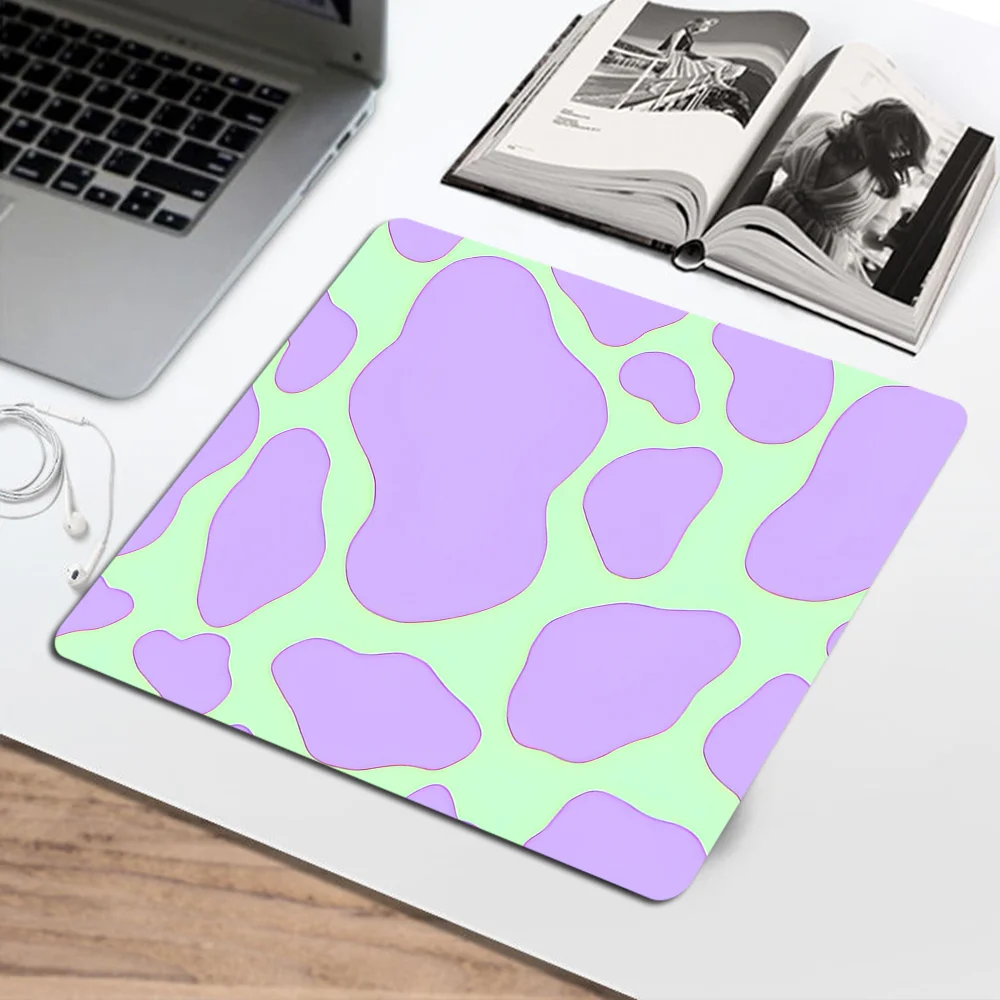 Cow Print 25x29cm Small Table Mat Student Mousepad Computer Keyboard Pad Games Pad Desk Mat for PC Gamer Mousemat 6
