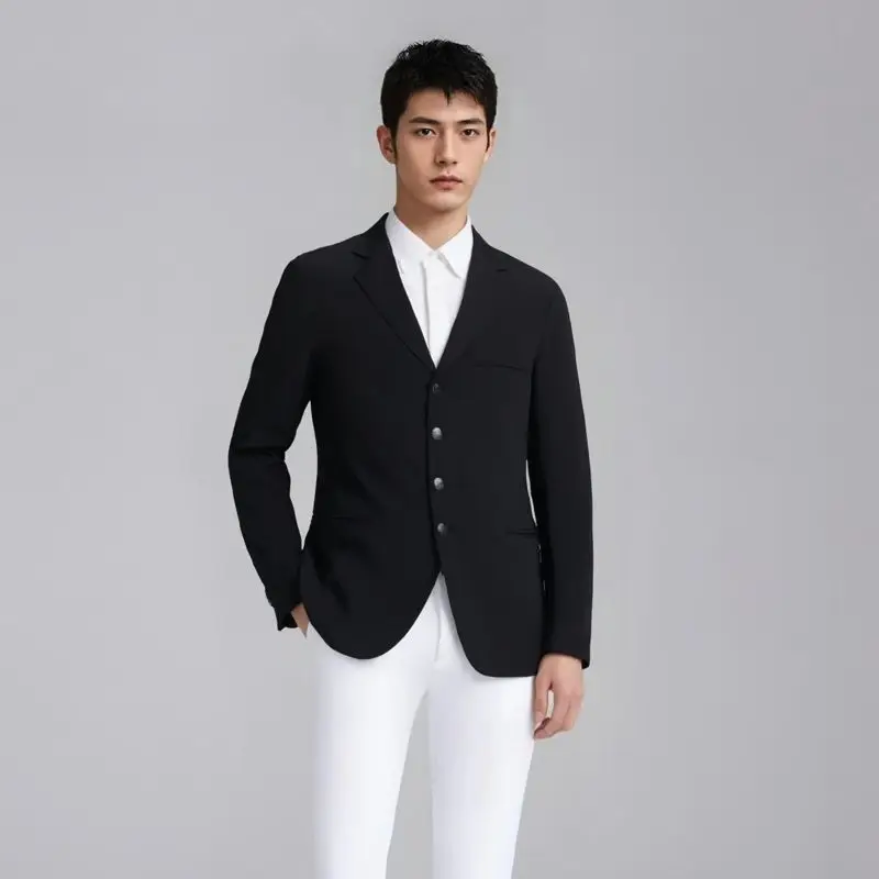 Equestrian Competition Knight Uniform Men's Four Seasons Universal Equestrian Riding Uniform Hw85008 2