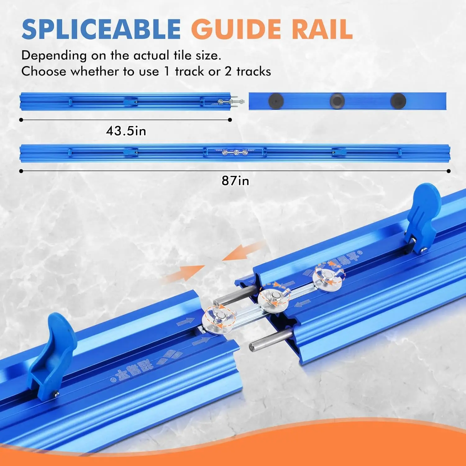 Yjingrui Manual Tile Cutter, For Large Ceramic Porcelain Tiles Up To 87"", Precise Ceramic Tile Cutting Tool, Professional 3