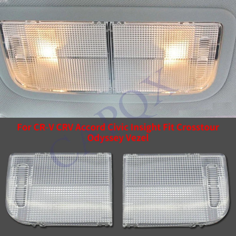 CAPQX Reading Light Len Dome Lamp Lid Housing Cover For CR-V CRV Accord Civic Insight Fit Crosstour Odyssey Vezel 34402-SDA-A01