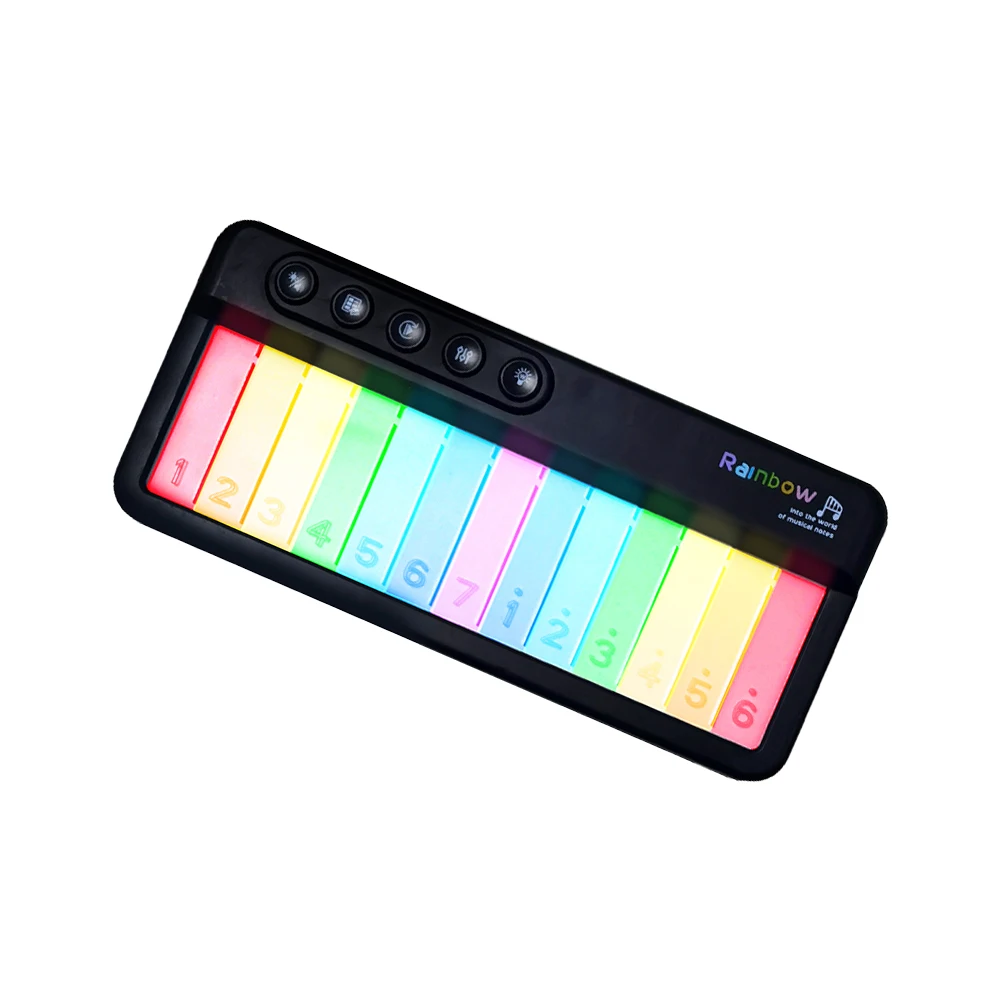 13 Key Colorful Music Keyboard Piano Musical Instrument Colorful Light Music Box