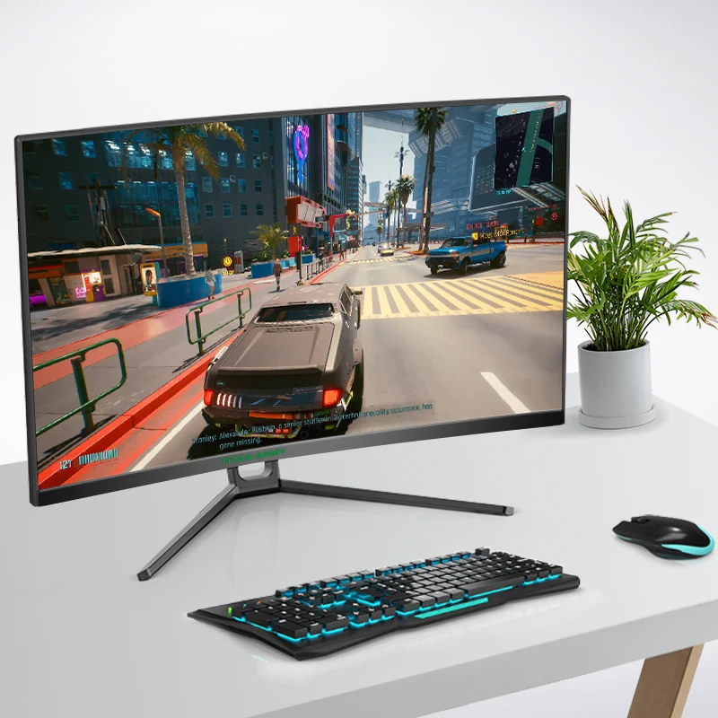 Ÿź  27 ġ 1500r  ũ 165hz   ÷ ǻ ȭ, 144hz FREESYNC 1MS ӵ
