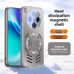 Heat Dissipation Magnetic Protective Back Cover Case with MagSafe - Vivo X300s (Titanium Gray)