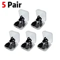 5 Pair Black