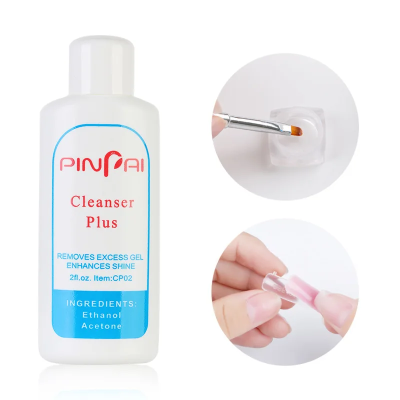 60ML Acrylic Clean Degreaser for Nail UV Gel Polish Excess Remover Cleanser Plus Liquid Surface Sticky Layer Residue Nail Art