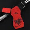 Death Pattern Cowhide Gym Gloves Grips Anti-Skid Weight Power Belt Lifting Pads Deadlift Belt Workout Crossfit Fitness Gloves 1