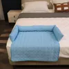 Summer Solid Color Ice Silk Pet Cooling Pad Breathable and Cooling Mat for Cats & Dogs Chill Pet Bed for Hot Weather 2