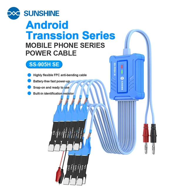 كابل باور أندرويد SUNSHINE SS-905H SE – تشغيل مباشر (سامسونج، هواوي، شاومي، أوبو، HTC) 1