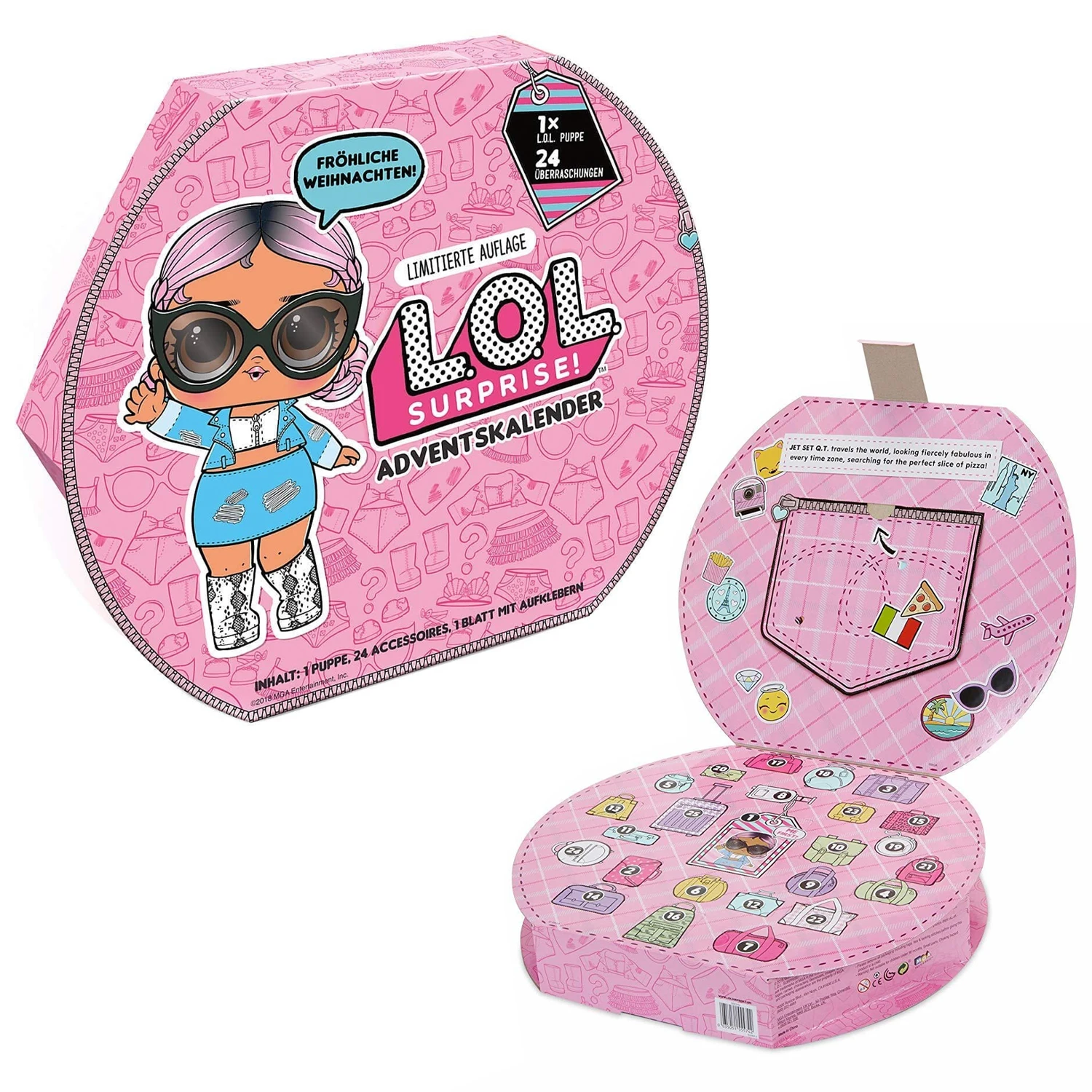 Lol Surprise Advent Calendar With Exclusive Doll Lol 25 Surprise - Dolls -  AliExpress