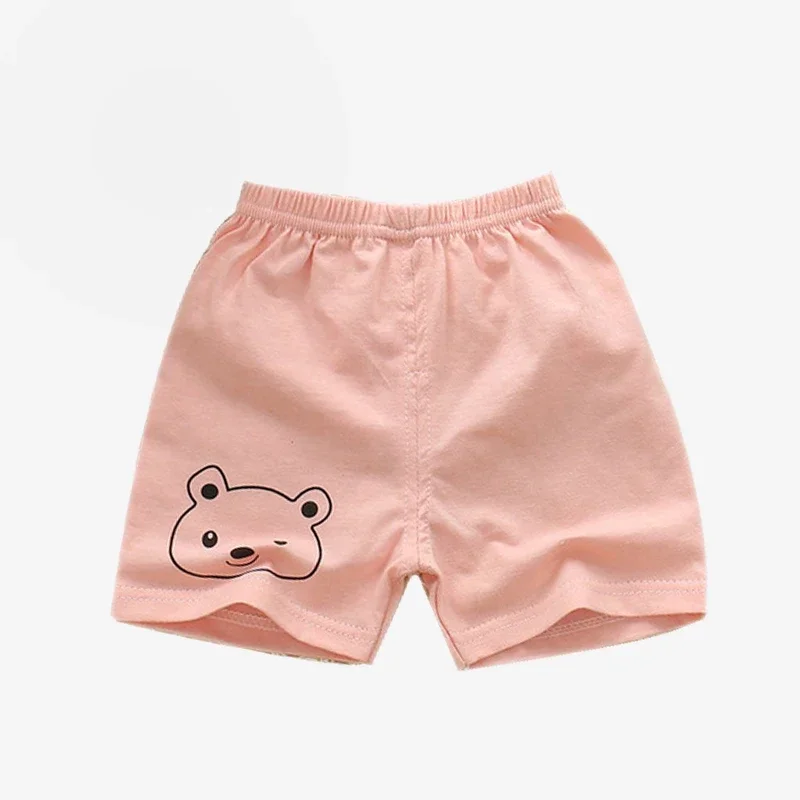 Children Shorts for Boys Girls Kids Clothes Cotton Solid Breathable Summer Baby Short Pants Casual Sports Beach Shorts Elastic