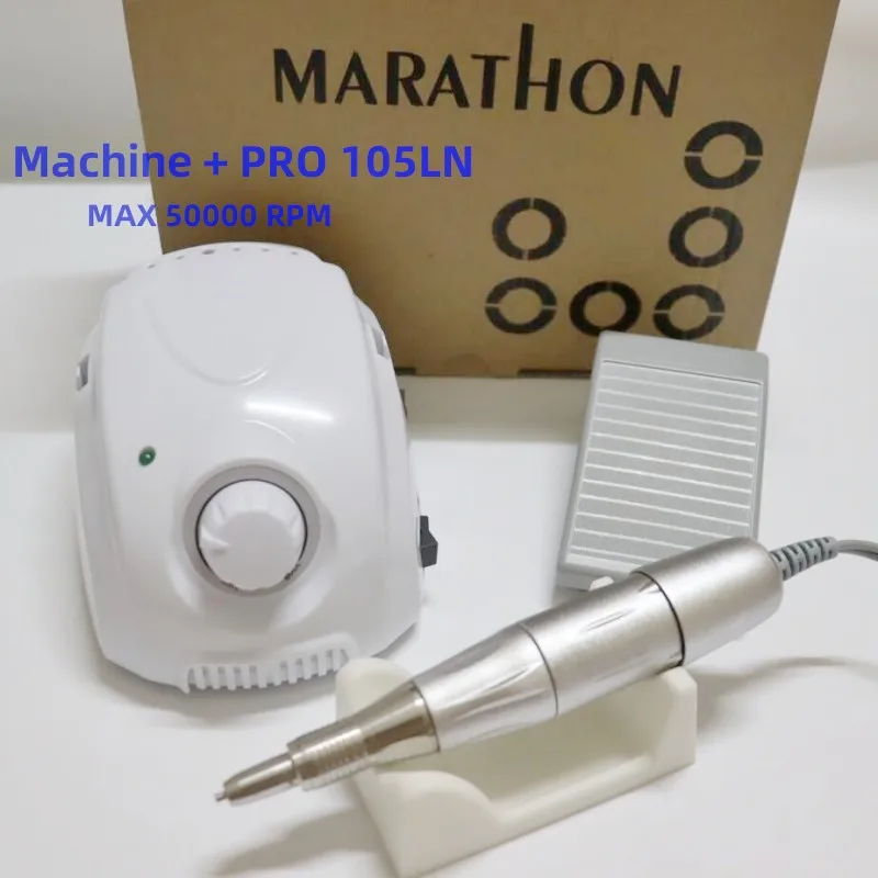 STRONG 210 Champion-3 Control Box 65W 45000RPM High Quality Handle Electric Nail Drill Polish Machine Manicure Nail Drill Set 3