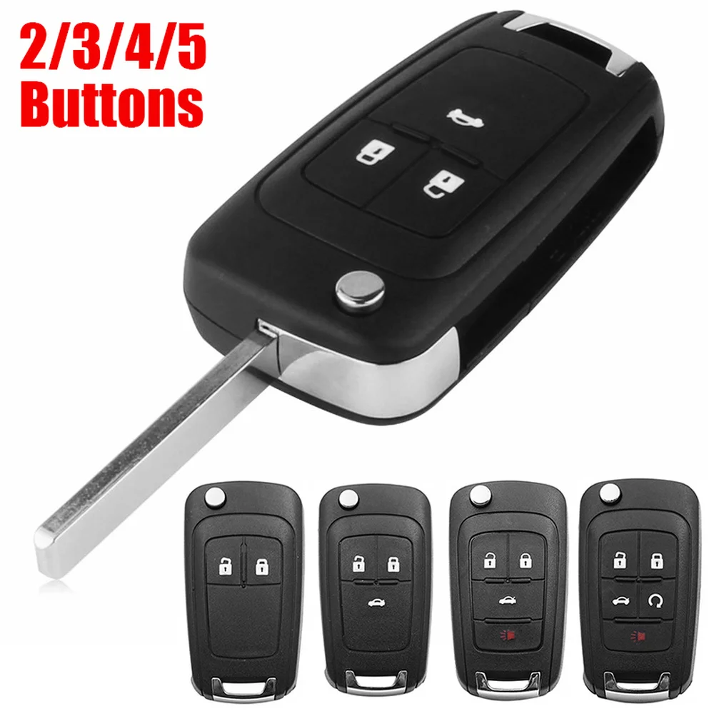 Flip Folding Remote Car Key Shell Case For Opel/vauxhall For Astra J