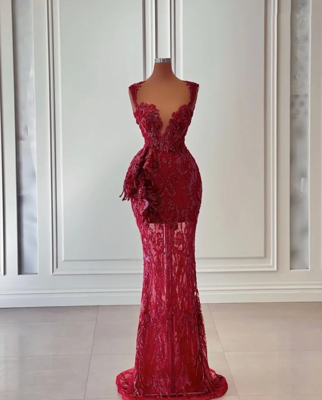 

Темно-красные платья для выпускного вечера на бретельках без рукавов с V-образным вырезом, блестящие вечерние платья с аппликацией и блестками, индивидуальный пошив