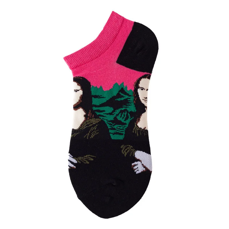 Colorful Cotton Novelty Socks - Funny Avocado and Animal Prints