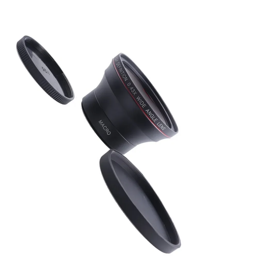 Lente Gran Angular 55 Mm 0.43x Con Macro – Ultimaxx Profesional, Compatible Canon Nikon Sony