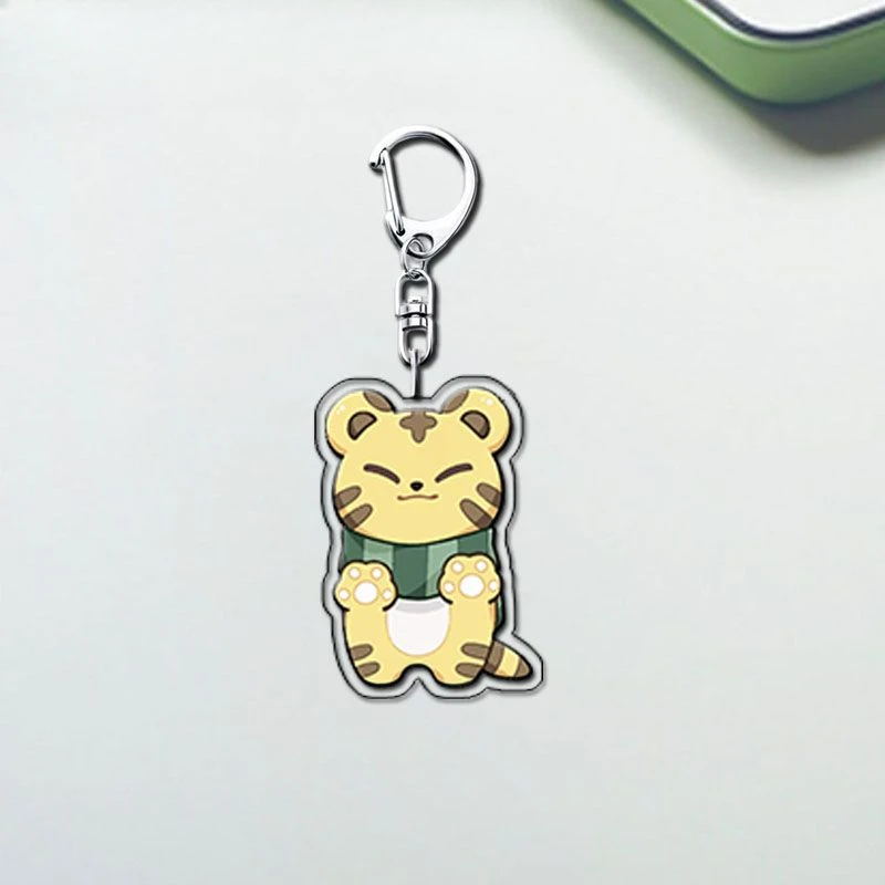Kpop 17 Cartoon Keyring Bag Charm Pendant JEONGHAN JOSHUA JUN WONWOO HOSHI Idol Cute Animals Face Keychains Fans Collection Gift 6