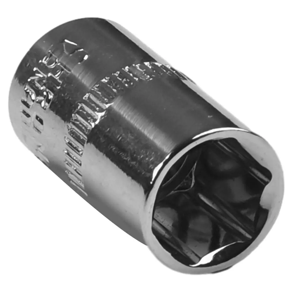 1 Stück neu für Ratschen drehmoments chl üssel Sechs kant buchse 1/4 "6,35mm Kopf Handwerkzeug metrische Schlüssel hülse 4-14mm Doppel end antriebs buchse – Detail 18