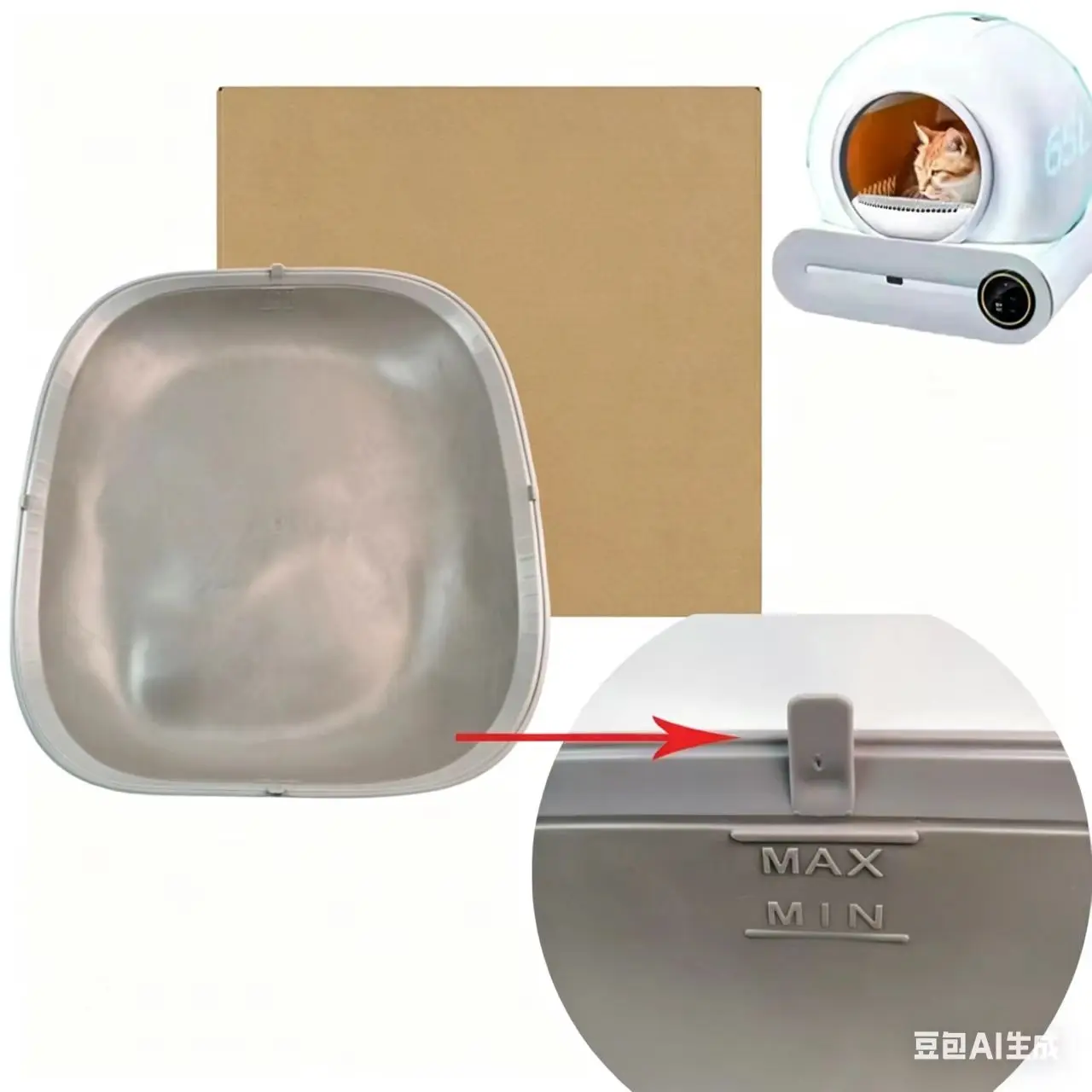 Deluxe Cat Litter Box Waste Collection System Accessories