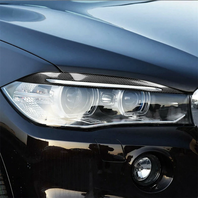 

2 шт., накладки на автомобильные фары BMW F15 X5 F85 X5M X6 2014-2018