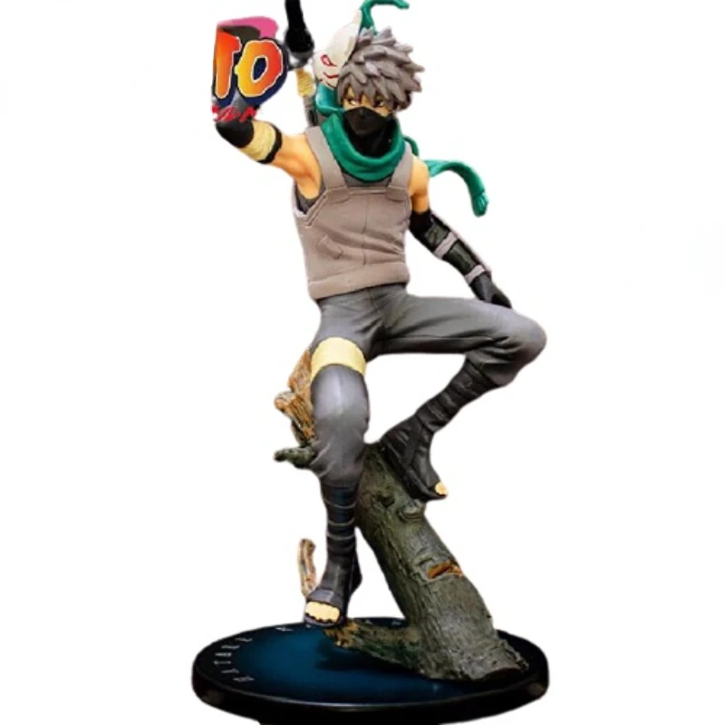

Bandai Hatake статуя Какаси ПВХ экшн-фигурка аниме Bandai Shippuden Статуэтка Какаси драгоценный камень Коллекционная модель игрушка