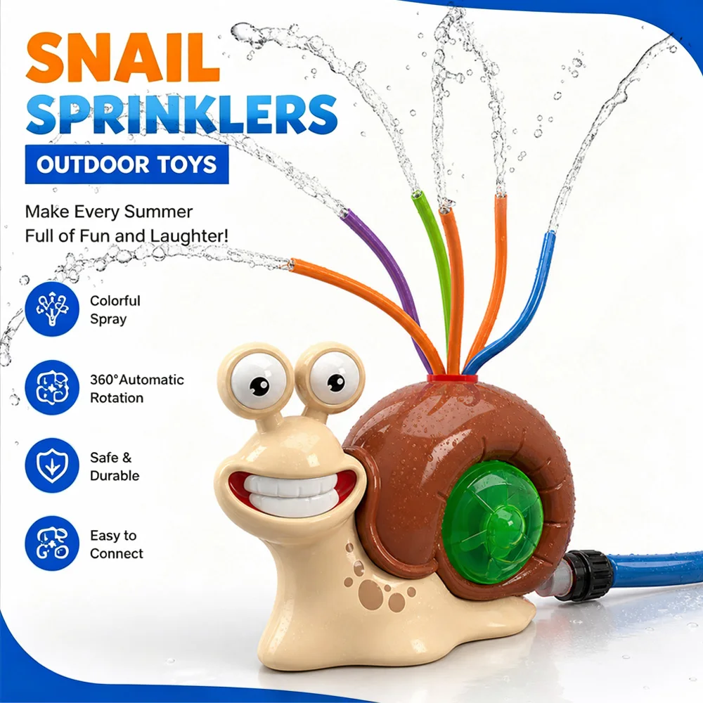 Cute Snail Water Sprinkler 5