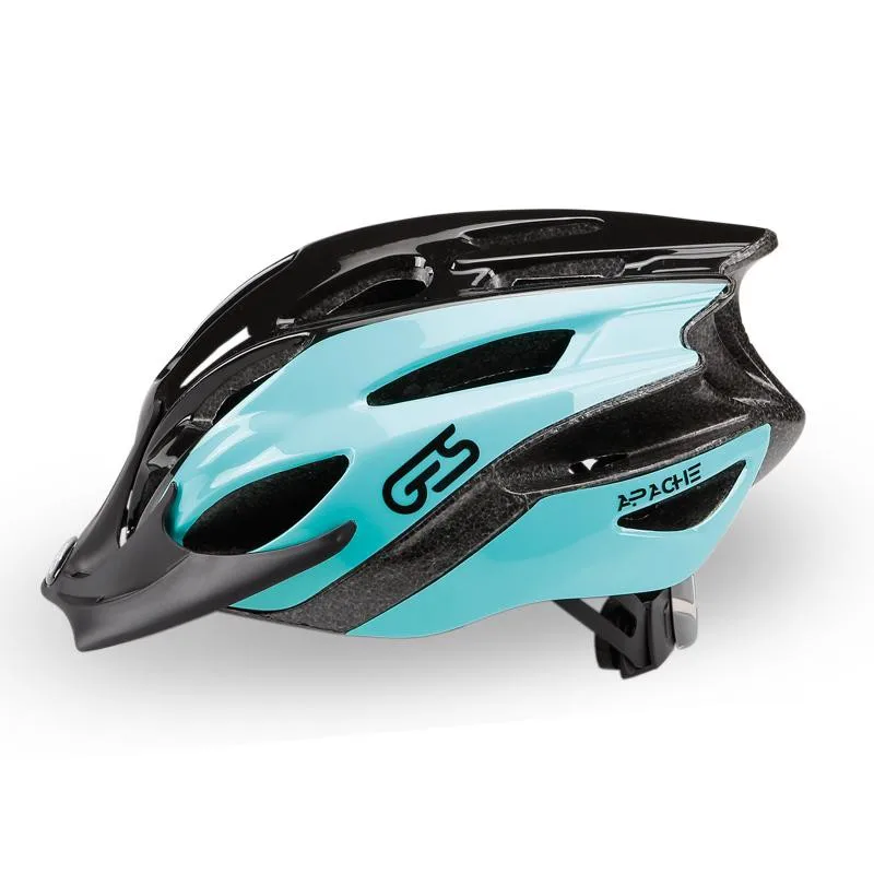 Ges Fietshelm Mtb Apache Celeste/Zwart T/Unieke|Bicycle Helmet| - AliExpress