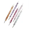 5Pcs/set Portable Nail Art Dotting Pen Crystal Beads Handle Dual-ended Drawing Painting Rhinestones Gems Pens Manicure Tools 3
